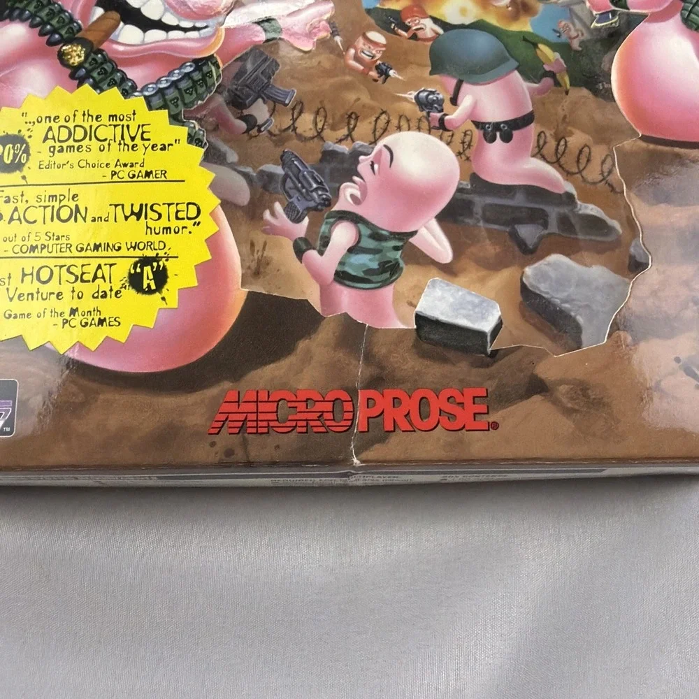 Worms 2 (PC, 1998) Complete in Big Box Manual Disc Release Notes